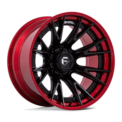 Fuel Off-Road Catalyst FC402 Matte Black & Candy Red Lip Rims