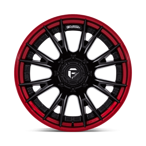 Fuel Off-Road Catalyst FC402 Matte Black & Candy Red Lip Rims