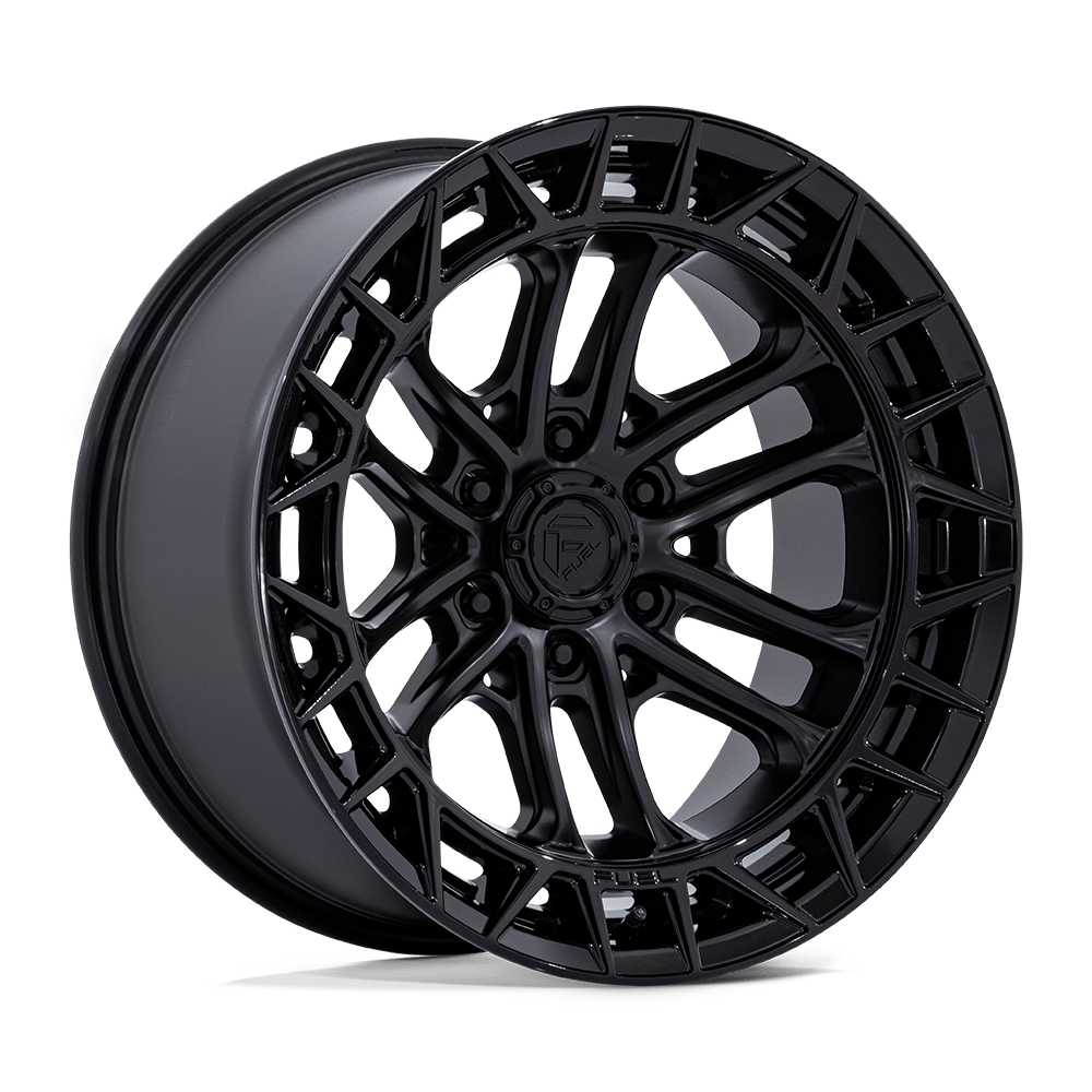 Fuel Off-Road FC874 Celsius Matte Black & Gloss Black Lip Wheels