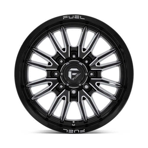 Fuel D761 Clash Gloss Black Milled 1-Piece Wheels