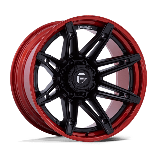 Fuel Off-Road Brawl FC401 Matte Black &#038; Candy Red Lip Rims