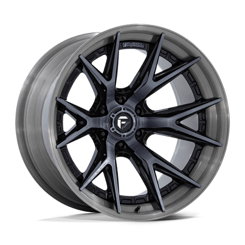 Fuel Off-Road Catalyst FC402 Gloss Black & Brushed DDT Dark Tint Rims