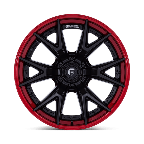 Fuel Off-Road Catalyst FC402 Matte Black & Candy Red Lip Rims