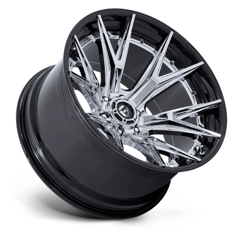 Fuel Off-Road Catalyst FC402 Chrome & Gloss Black Lip Rims