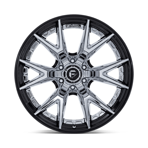 Fuel Off-Road Catalyst FC402 Chrome & Gloss Black Lip Rims