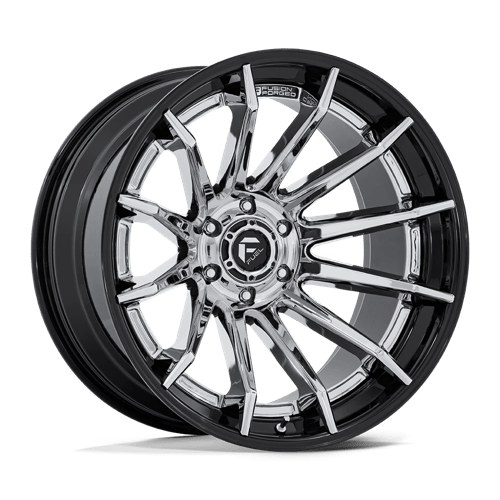 Fuel Off-Road Burn FC403 Chrome &#038; Gloss Black Lip Rims