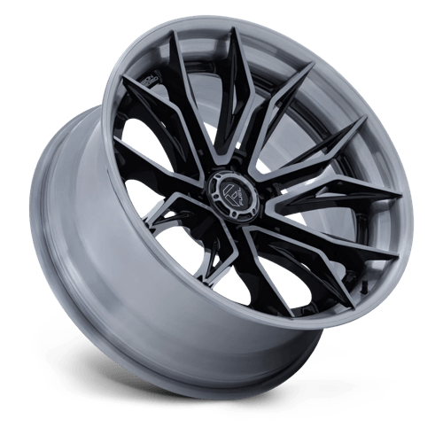Fuel Off-Road FC404 Mutiny Gloss Black Brushed Dark Tint Wheels, Fusion Forged