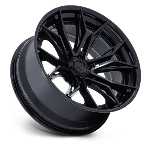 Fuel Off-Road FC404 Mutiny Matte Black with Gloss Black Lip Wheels, Fusion Forged