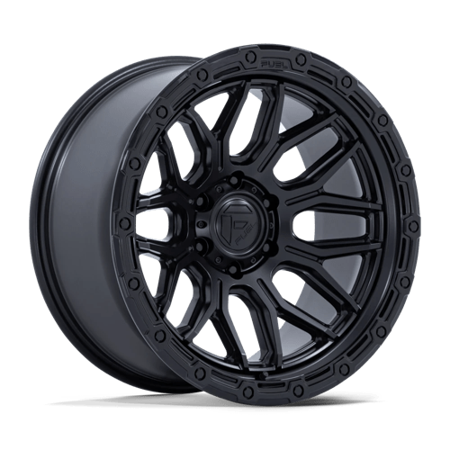 Fuel Off-Road FC881 Surge Matte Black with Gloss Black Lip Wheels, Cast Aluminum