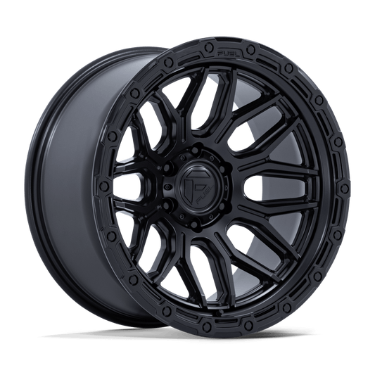 Fuel Off-Road FC881 Surge Matte Black with Gloss Black Lip Wheels, Cast Aluminum