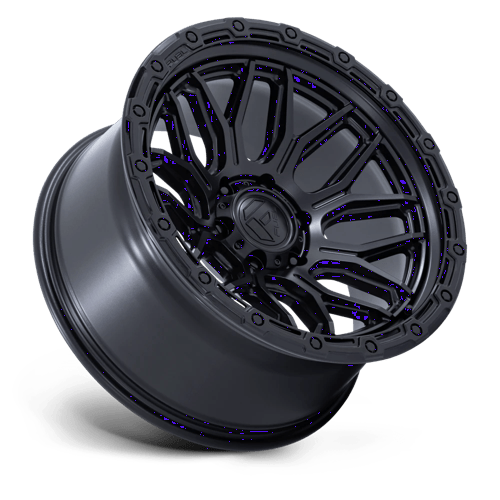Fuel Off-Road FC881 Surge Matte Black with Gloss Black Lip Wheels, Cast Aluminum