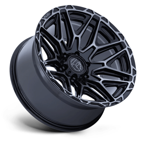 Fuel Off-Road FC885 Injector Gloss Black Machined Face with DDT Wheels, Cast Aluminum