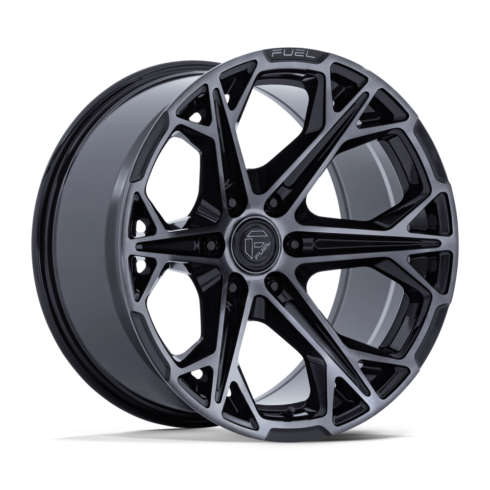Fuel Off-Road FC886 Hammerhead Gloss Black Dark Tinted Clear Wheels, Cast Aluminum