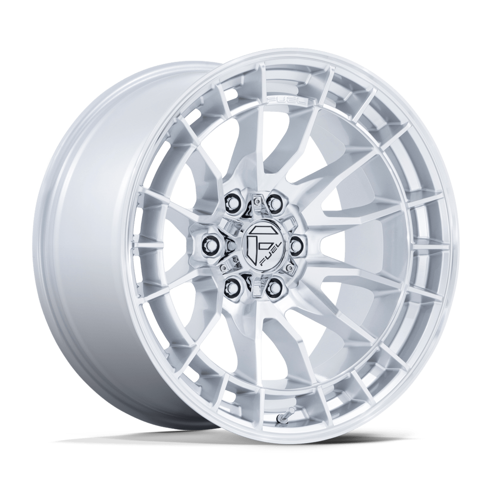 Fuel Off-Road FC888 Revolt Hyper Silver with Machined Face Wheels, Cast Aluminum