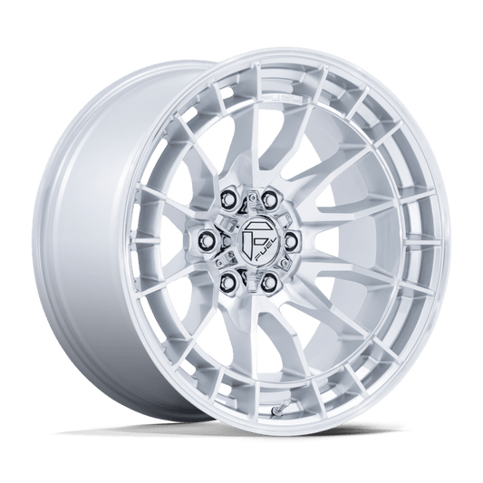 Fuel Off-Road FC888 Revolt Hyper Silver with Machined Face Wheels, Cast Aluminum