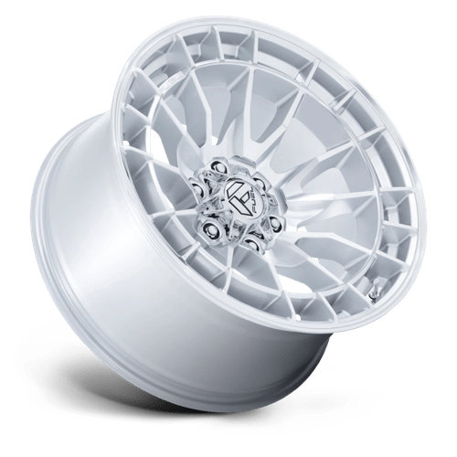 Fuel Off-Road FC888 Revolt Hyper Silver with Machined Face Wheels, Cast Aluminum