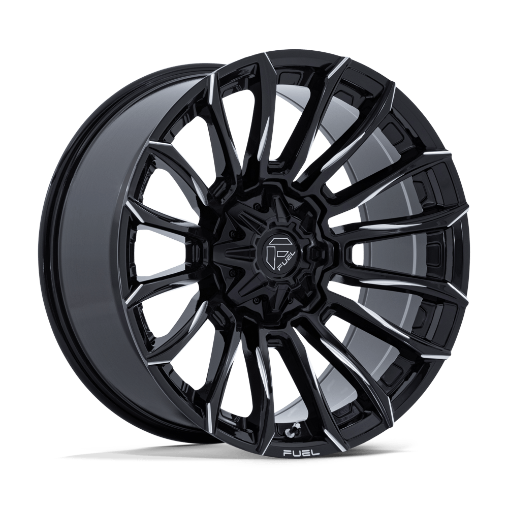 Fuel Off-Road FC889 Blade Gloss Black Milled Wheels, Cast Aluminum