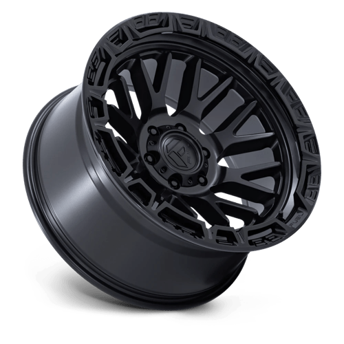 Fuel Off-Road FC890 Rail Matte Black with Gloss Black Lip Wheels, Cast Aluminum