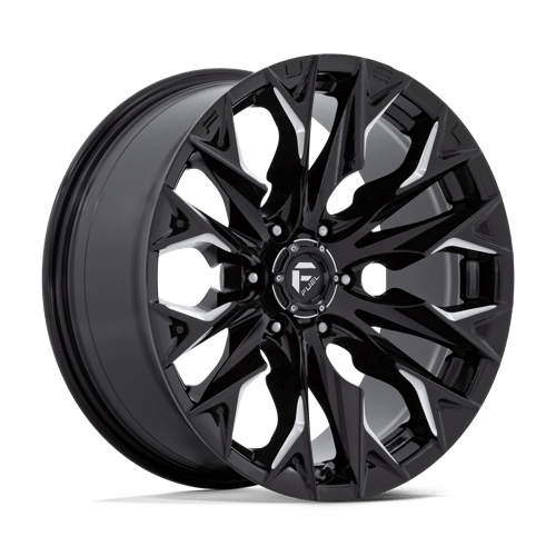 Fuel D803 Flame Gloss Black Milled 1-Piece Wheels