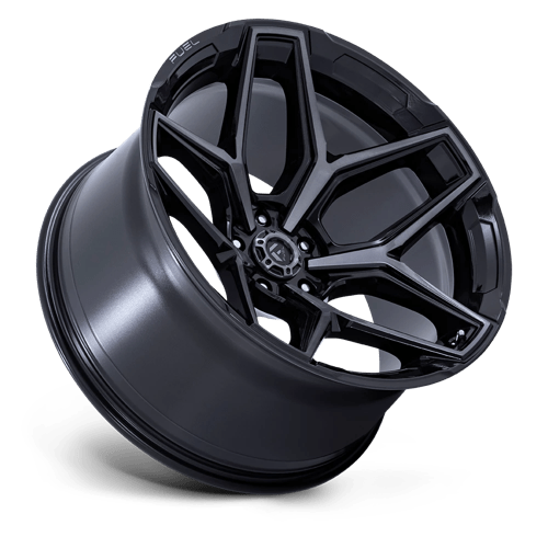 Fuel Off-Road D854 Flux Gloss Black BRushed Face With Gray Tint Wheels