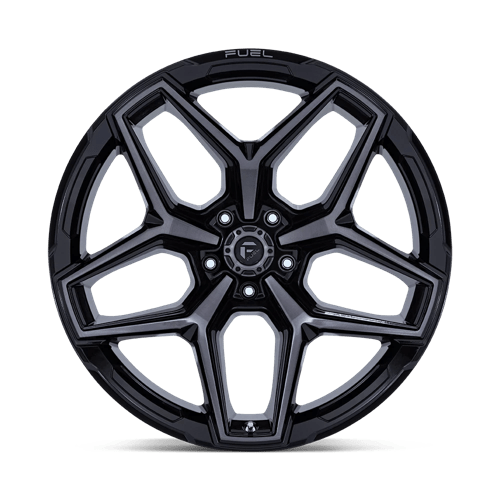 Fuel Off-Road D854 Flux Gloss Black BRushed Face With Gray Tint Wheels