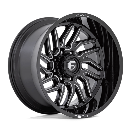 Fuel D807 Hurricane Gloss Black Milled 1-Piece Wheels