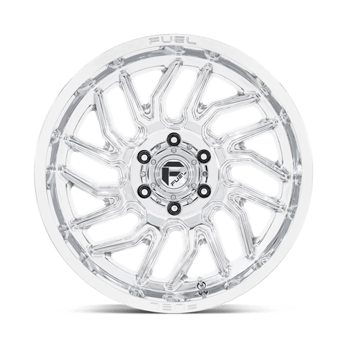 Fuel D809 Hurricane Polished Milled 1-Piece Wheels