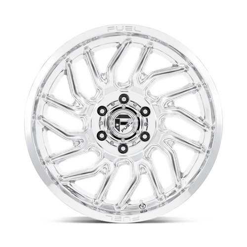 Fuel D809 Hurricane Polished Milled 1-Piece Wheels