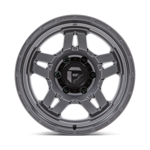 Fuel D801 Oxide Matte Gunmetal 1-Piece Wheels