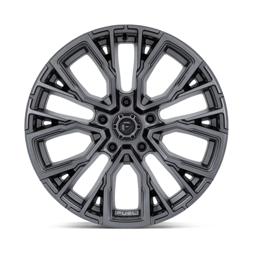 Fuel D848 Rebar Matte Gunmetal 1-Piece Wheels