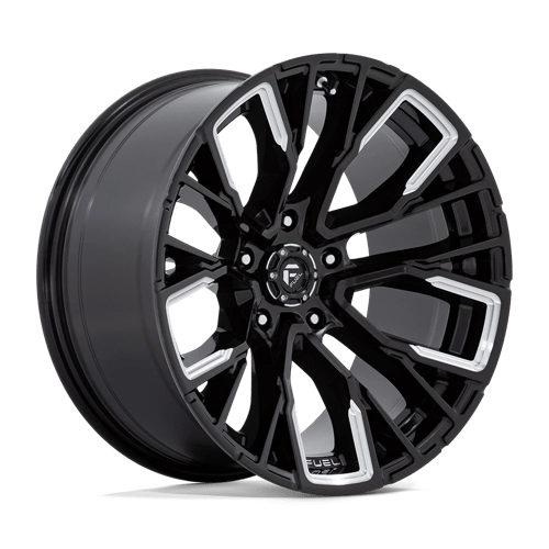 Fuel D849 Rebar Gloss Black Milled 1-Piece Wheels