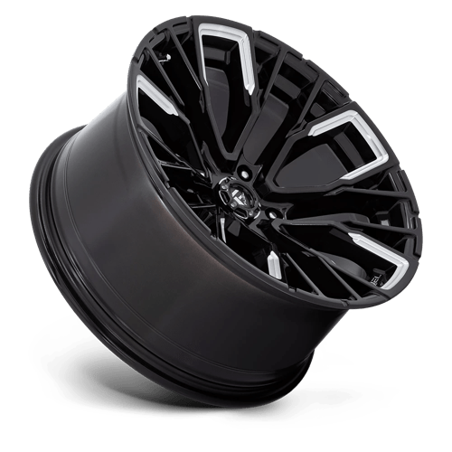 Fuel D849 Rebar Gloss Black Milled 1-Piece Wheels