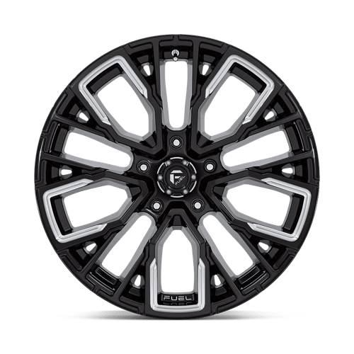 Fuel D849 Rebar Gloss Black Milled 1-Piece Wheels