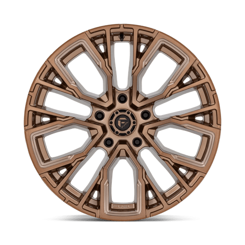 Fuel D850 Rebar Platinum Bronze Milled 1-Piece Wheels