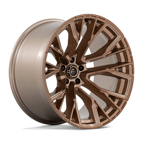 Fuel D850 Rebar Platinum Bronze Milled 1-Piece Wheels