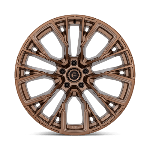 Fuel D850 Rebar Platinum Bronze Milled 1-Piece Wheels