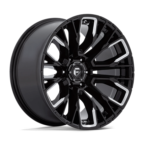 Fuel D849 Rebar Gloss Black Milled 1-Piece Wheels