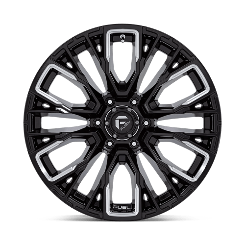 Fuel D849 Rebar Gloss Black Milled 1-Piece Wheels