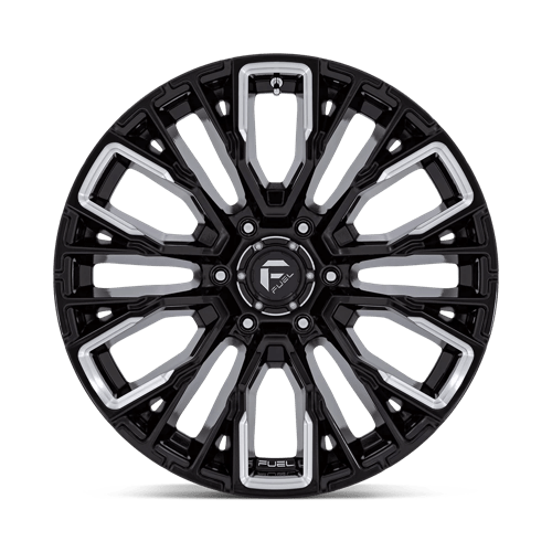 Fuel D849 Rebar Gloss Black Milled 1-Piece Wheels