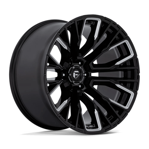 Fuel D849 Rebar Gloss Black Milled 1-Piece Wheels