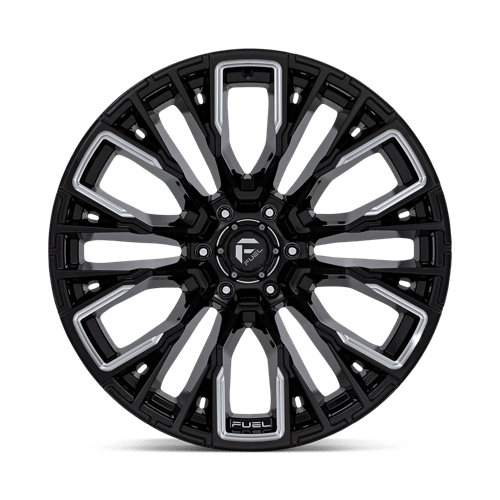 Fuel D849 Rebar Gloss Black Milled 1-Piece Wheels