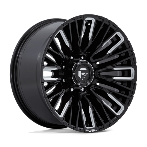 Fuel D849 Rebar Gloss Black Milled 1-Piece Wheels