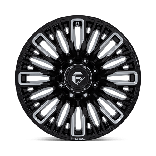 Fuel D849 Rebar Gloss Black Milled 1-Piece Wheels