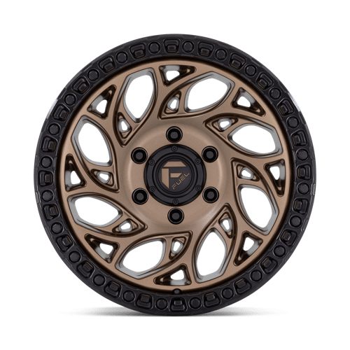 Fuel Off-Road D841 Runner OR Bronze With Black Ring Wheels