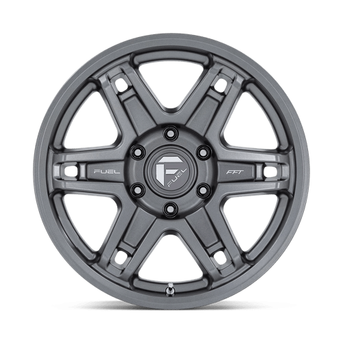 Fuel D838 Slayer Matte Gunmetal 1-Piece Wheels