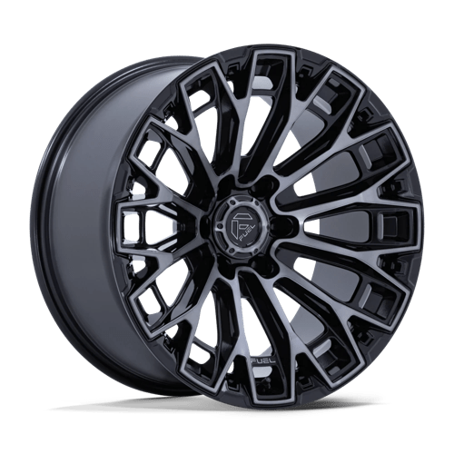 Fuel Off-Road FC882 Trax Gloss Black Machined Face DTCC Wheels, Cast Aluminum
