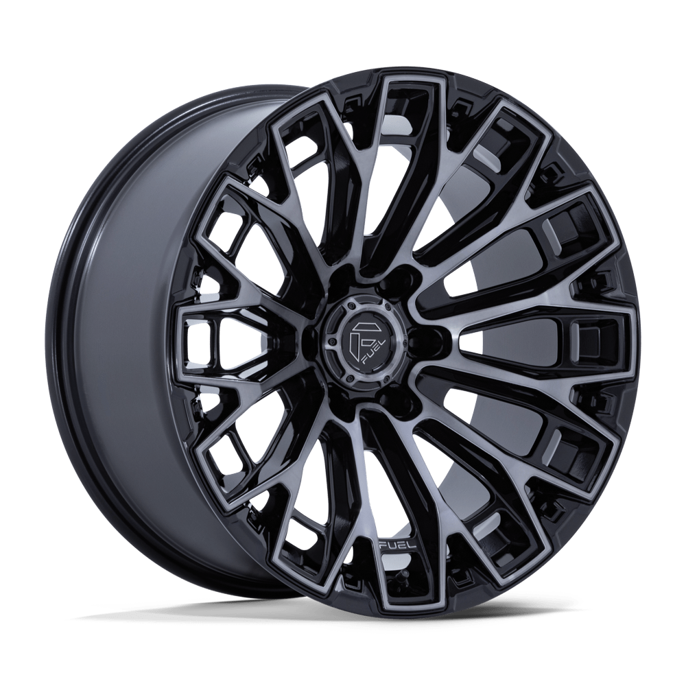 Fuel Off-Road FC882 Trax Gloss Black Machined Face DTCC Wheels, Cast Aluminum