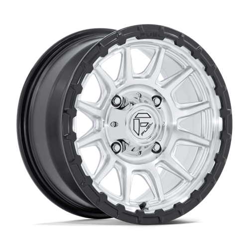Fuel Off-Road FV866 Piston UTV Hyper Silver Machine Face with Matte Black Lip Wheels, Cast Aluminum
