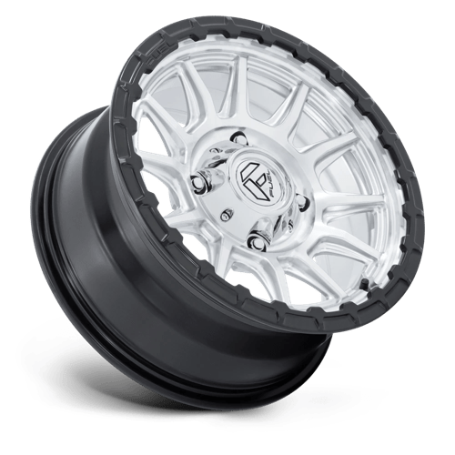 Fuel Off-Road FV866 Piston UTV Hyper Silver Machine Face with Matte Black Lip Wheels, Cast Aluminum