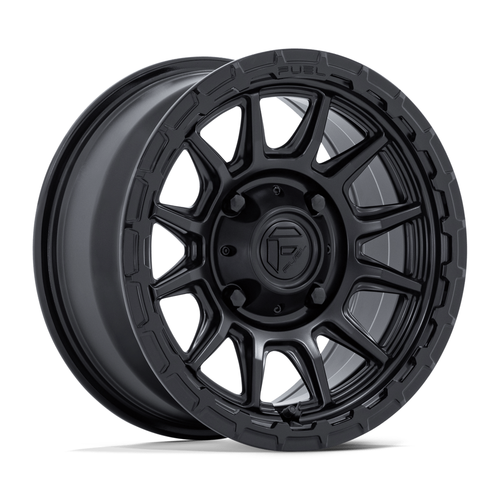 Fuel Off-Road FV866 Piston UTV Matte Black with Gloss Black Lip Wheels, Cast Aluminum